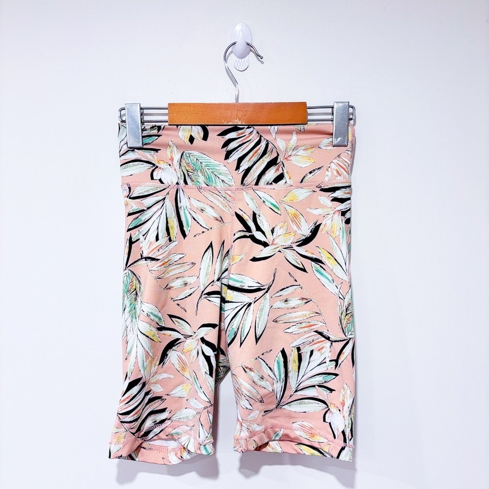MINKPINK Pink floral bike shorts